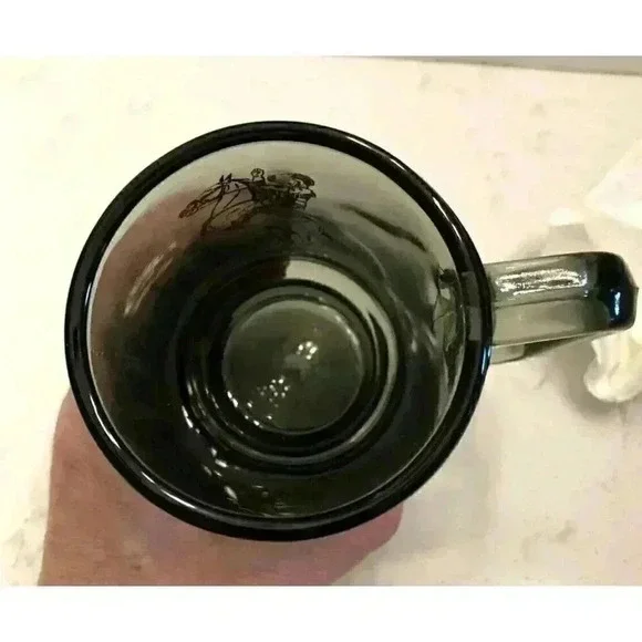 VTG Buffalo Bill Museum Lookout Colorado Beer Smokey Glass Mug Rare Collectible - Picture 7 of 9